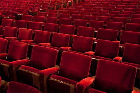 Red Theatre Chairs